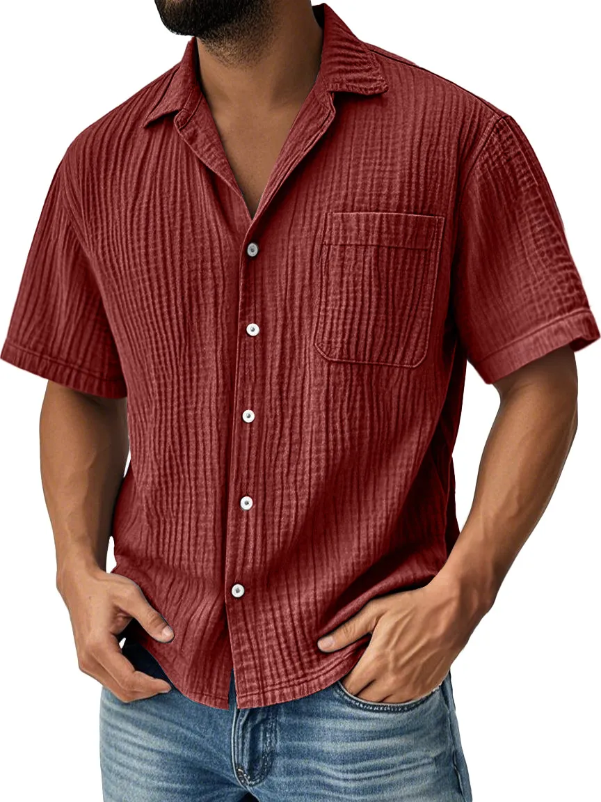 Modern Short Sleeve Pocket Shirt