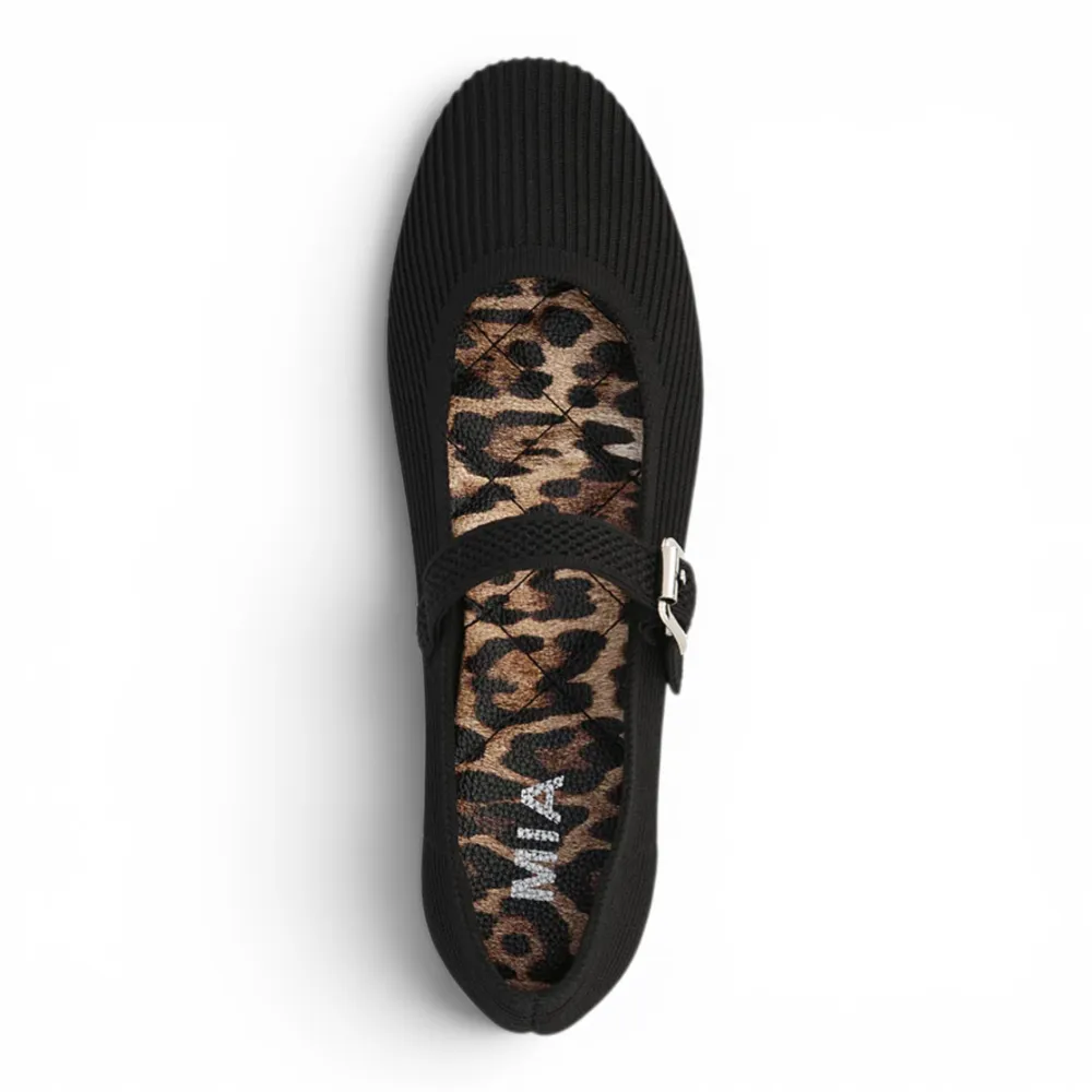 Brita Stretch-Knit Mary Jane Flat