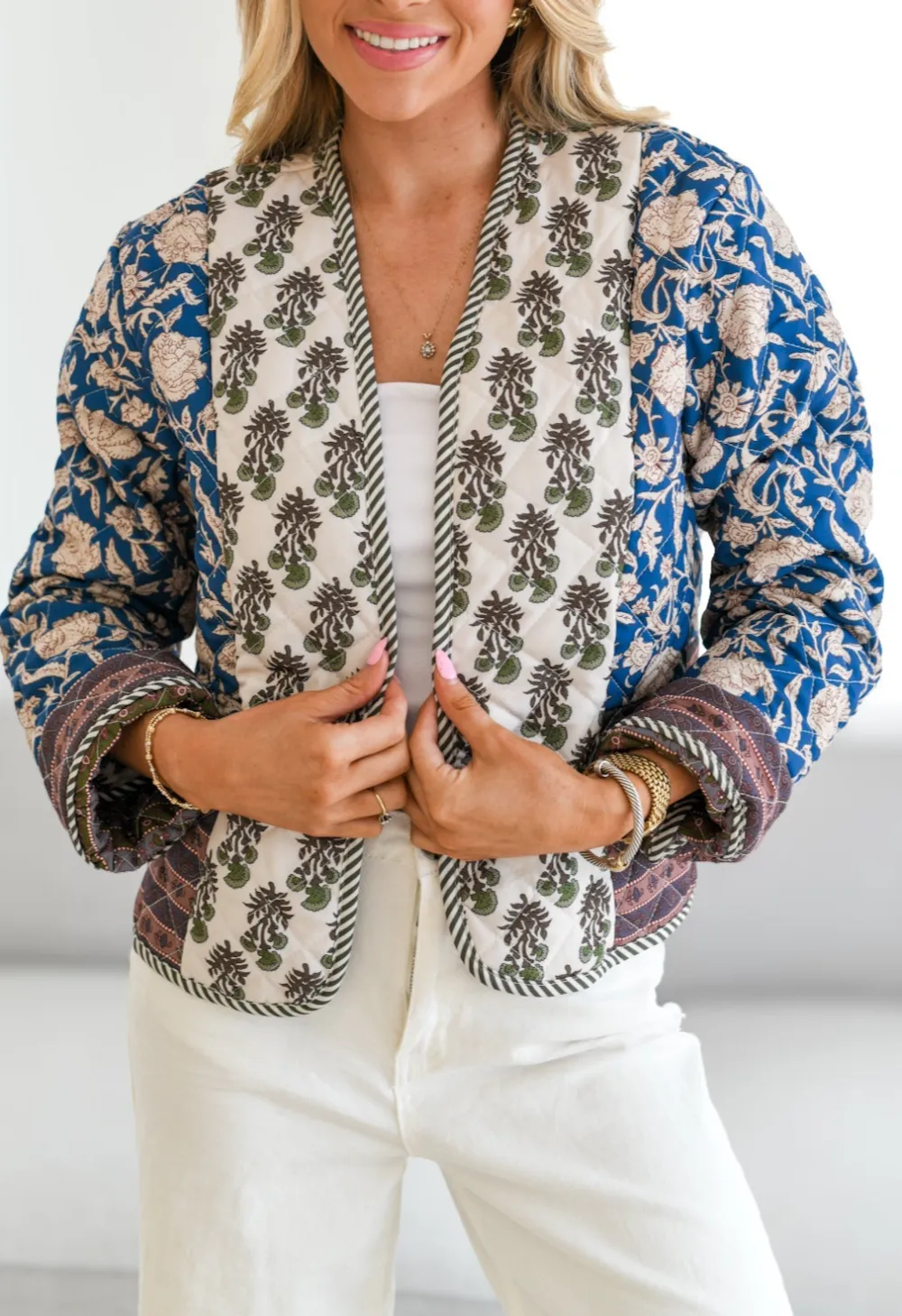 Patchwork Quilted Jacket