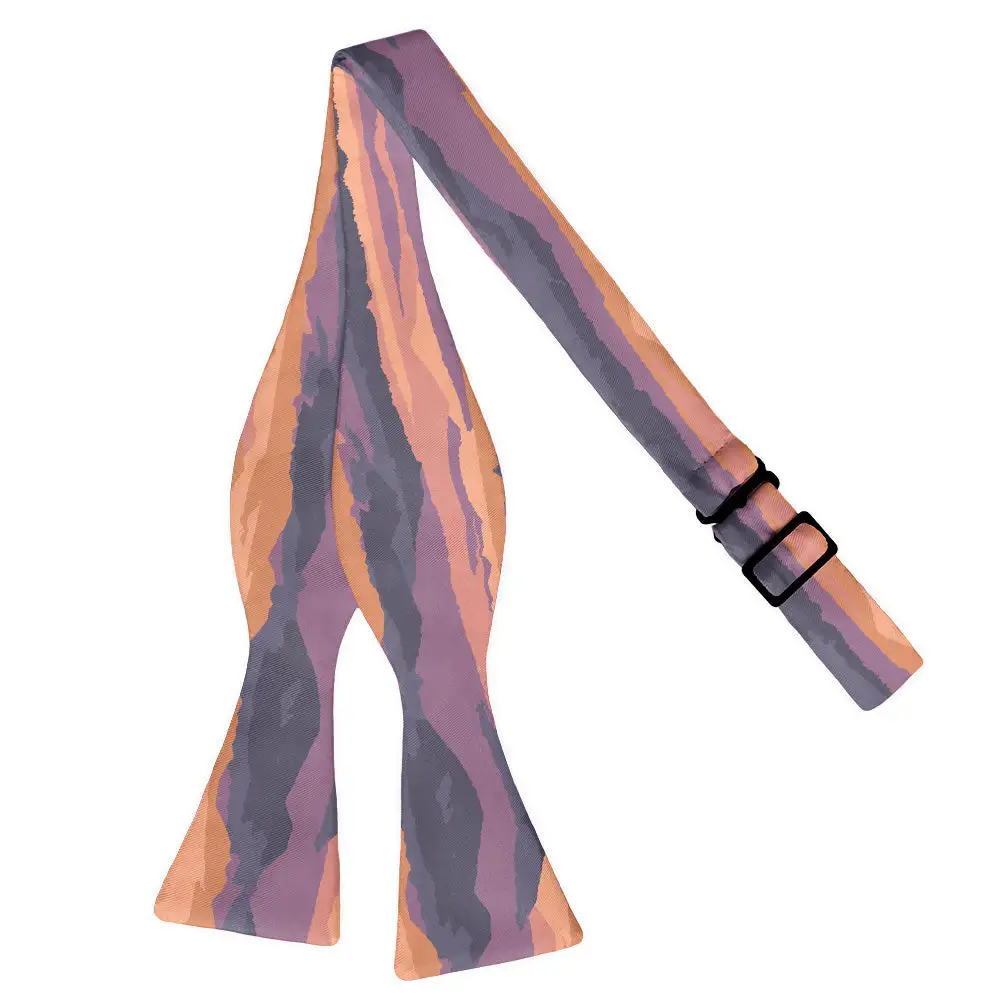 Mountain Sunset Pattern Bow Tie