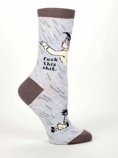 Women's Fuck This Shit Crew Socks