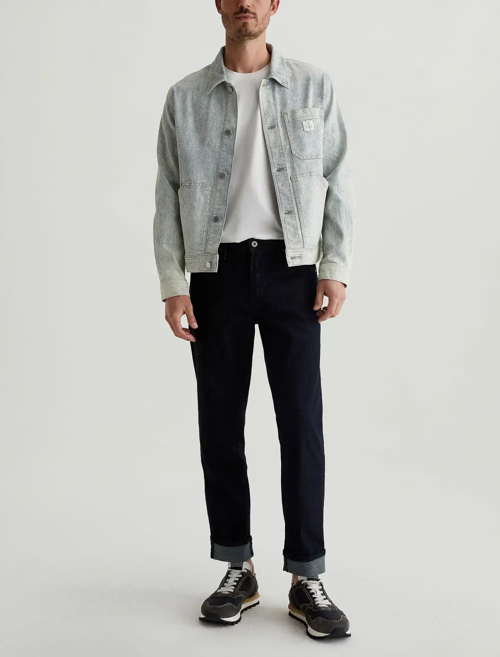 Men's Relaxed Tapered Cuffed Jeans
