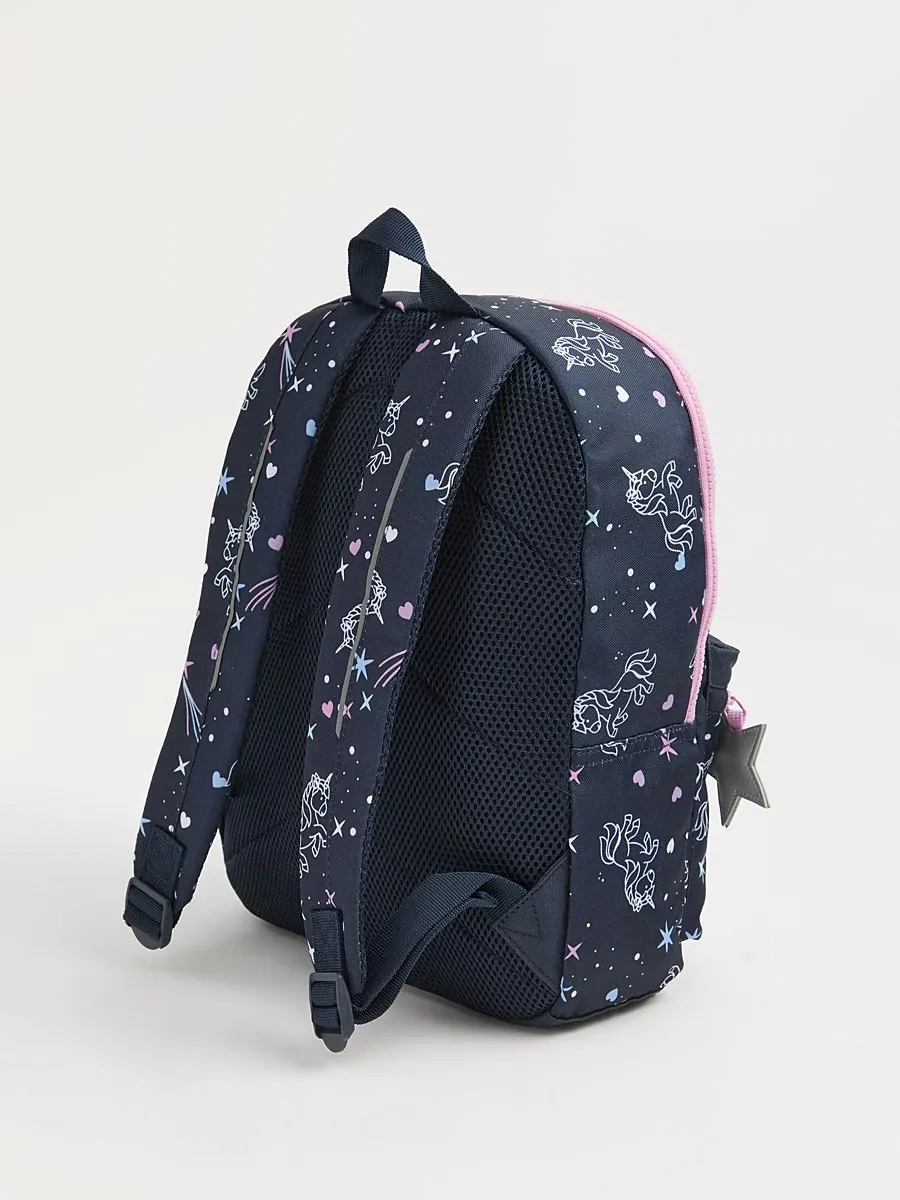 Navy Cosmic Unicorn Rucksack