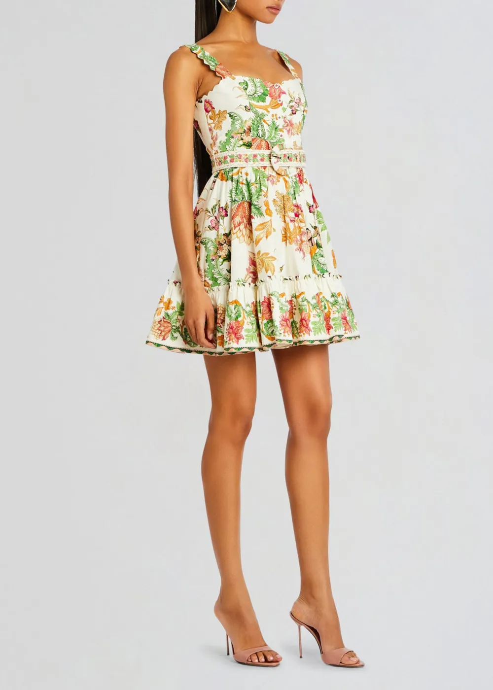 Short Dress With Belt
