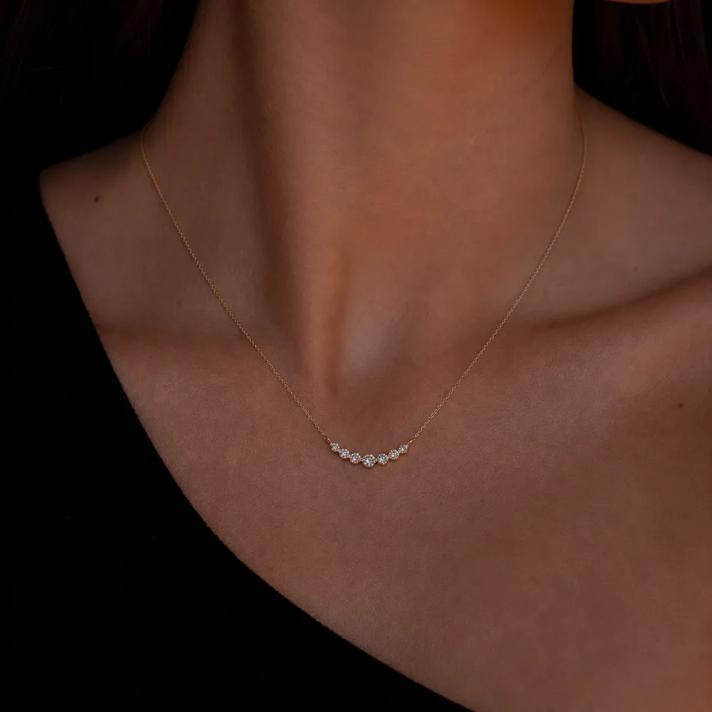 Geometric Sparkling Necklace