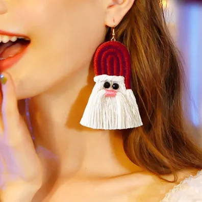 Modern Tassel Drop Earrings