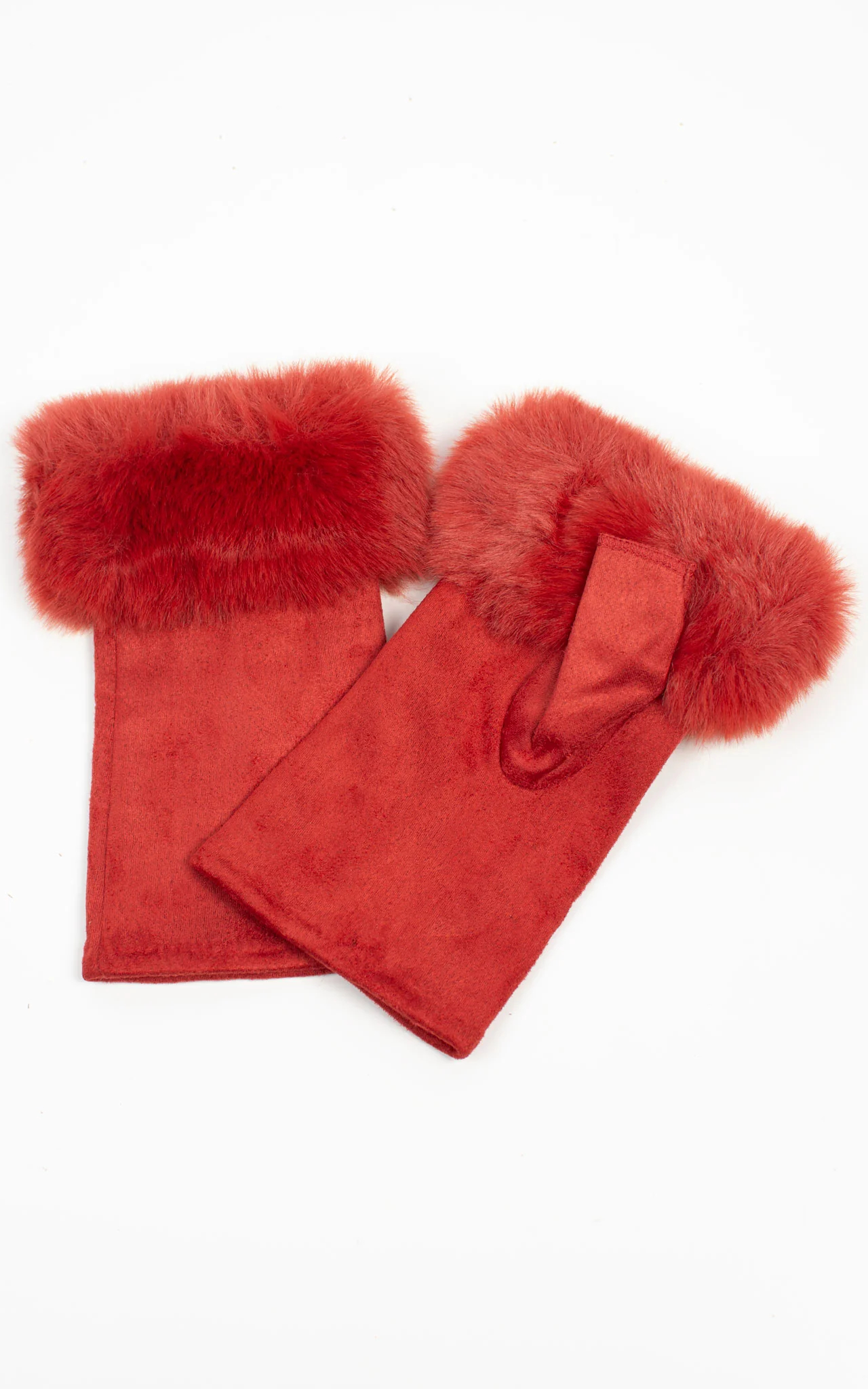 Creative Fingerless Fleece Gloves For Women