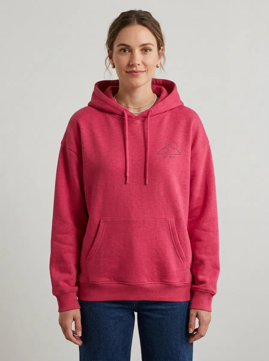 Women's Active Mountain Graphic Casual Hoodie