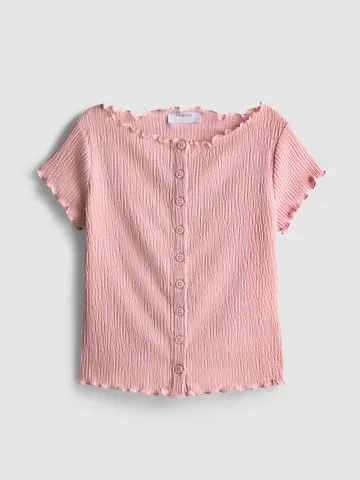 7-15yrs | Crinkle Textured Blouse