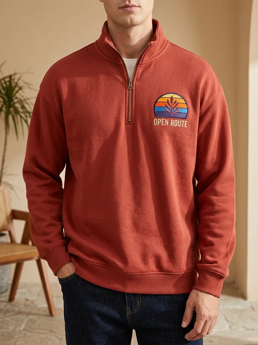 Half-Zip Men's Half-Zip Sweatshirt