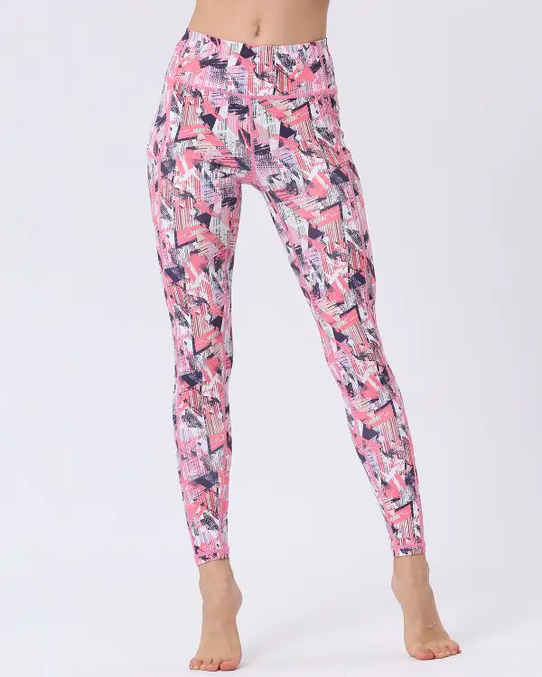 Abstract Pocket Everyday Leggings