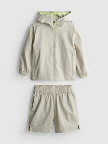 1-9yrs | Active Track Jacket and Shorts Set