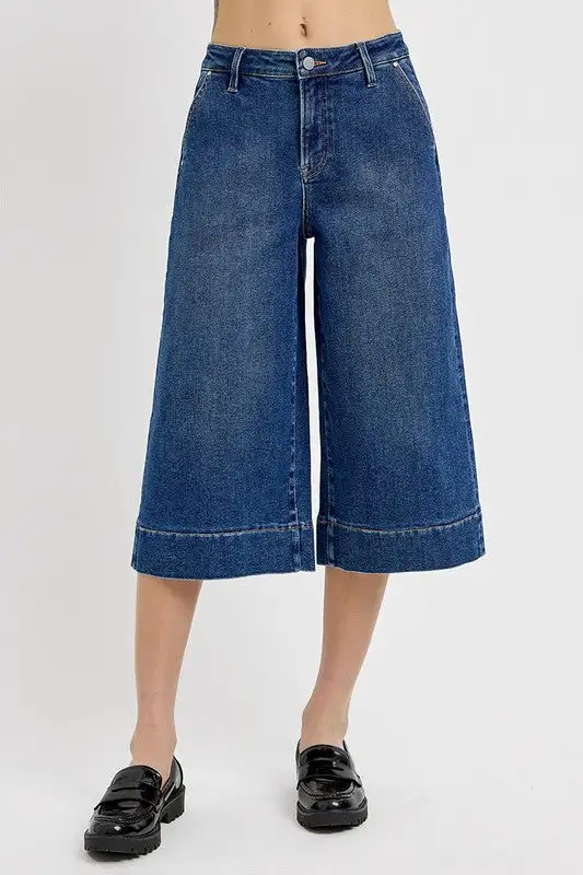 High Rise Crop Jeans