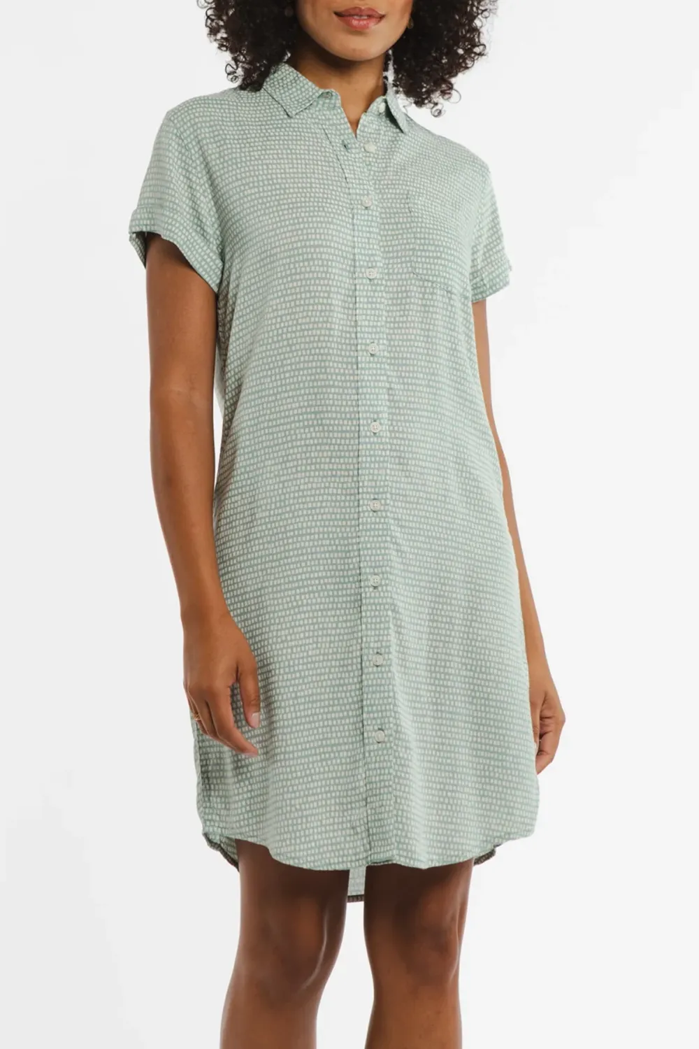 The Lapel Shirt Dress