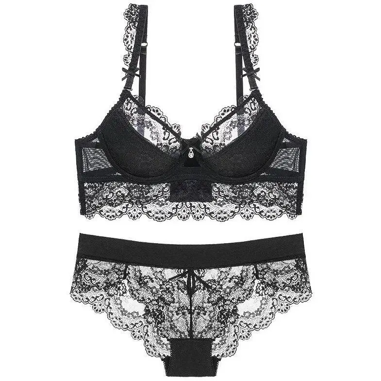 Semi-Rigid Push-Up Lace Lingerie Set