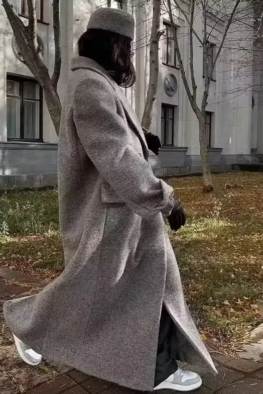 Oversized Tailored Wool Coat