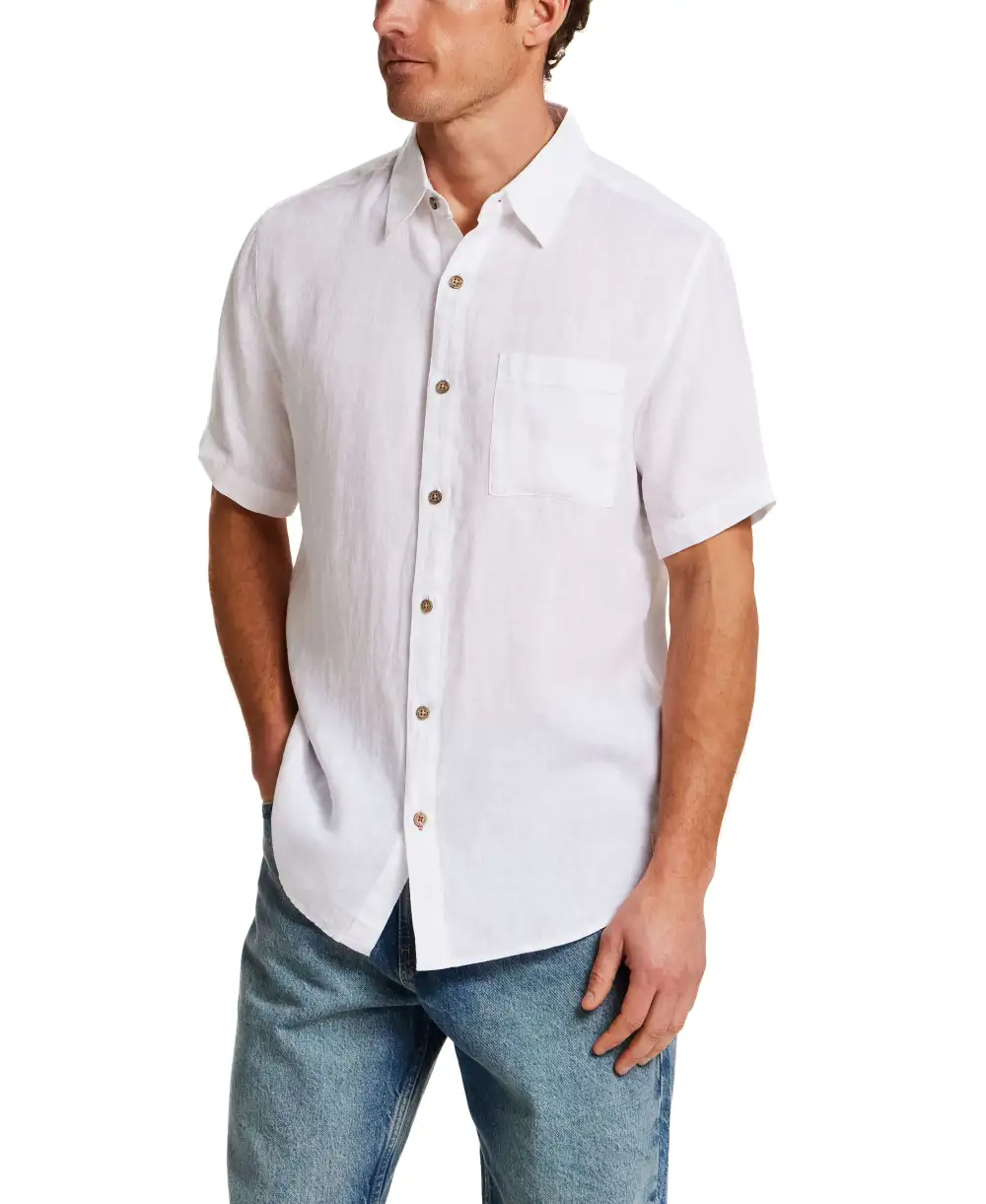 Men's Polished Linen Shirt