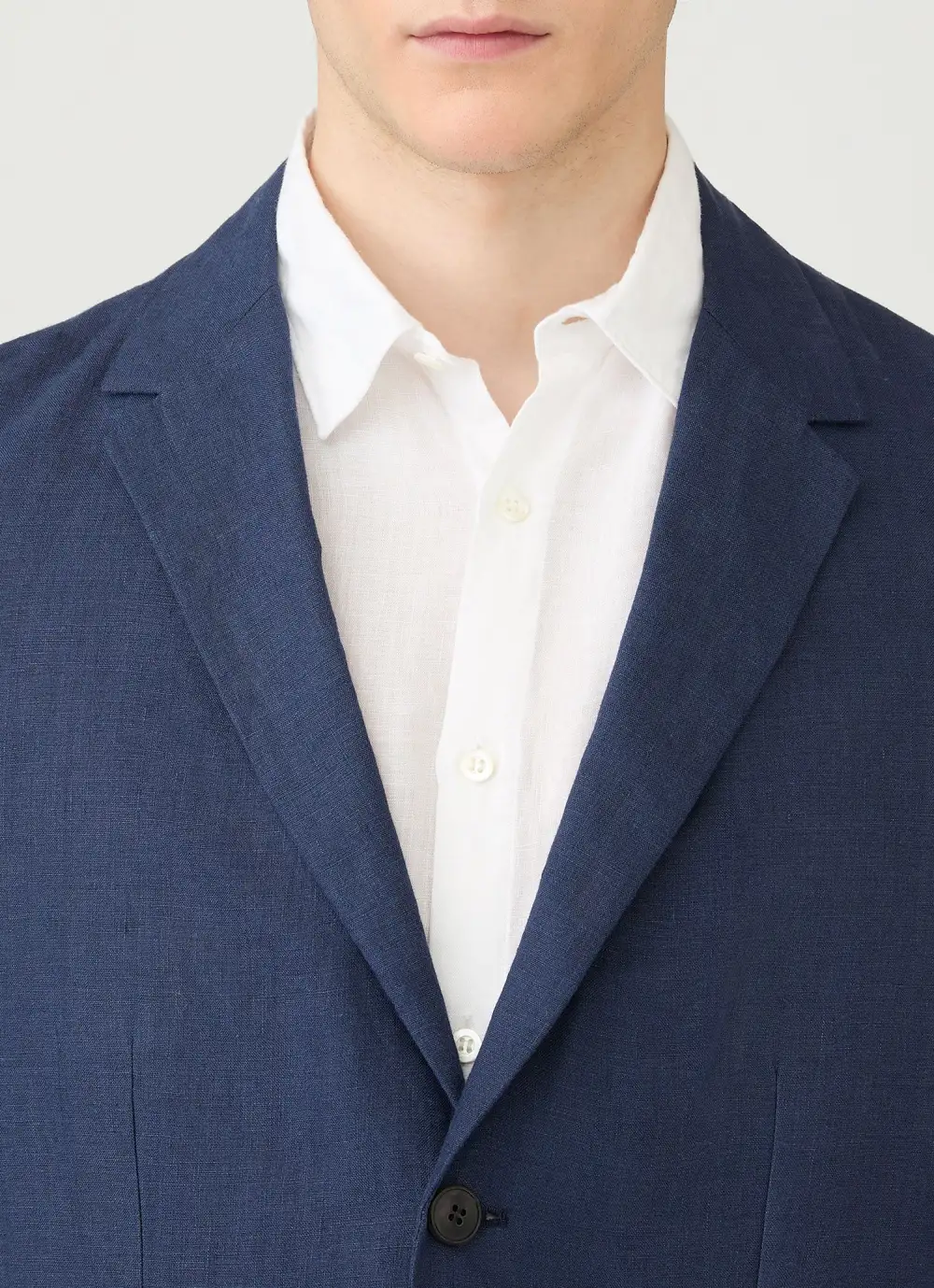 Unstructured Summer Linen Blazer