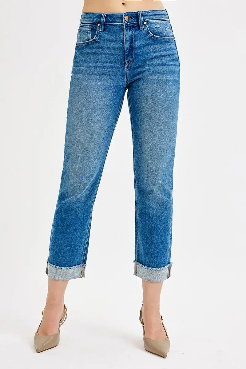 Clean High Waist Denim Jeans