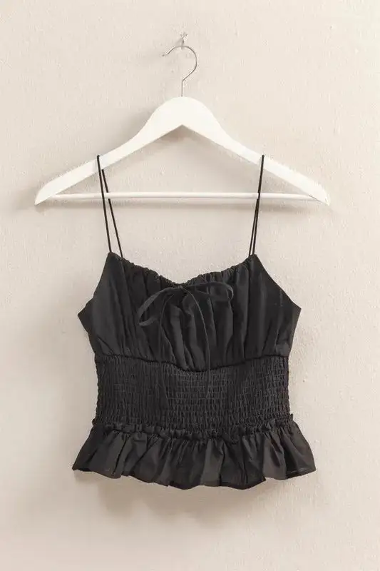 Refined Refined Smocked-Waist Cami Top