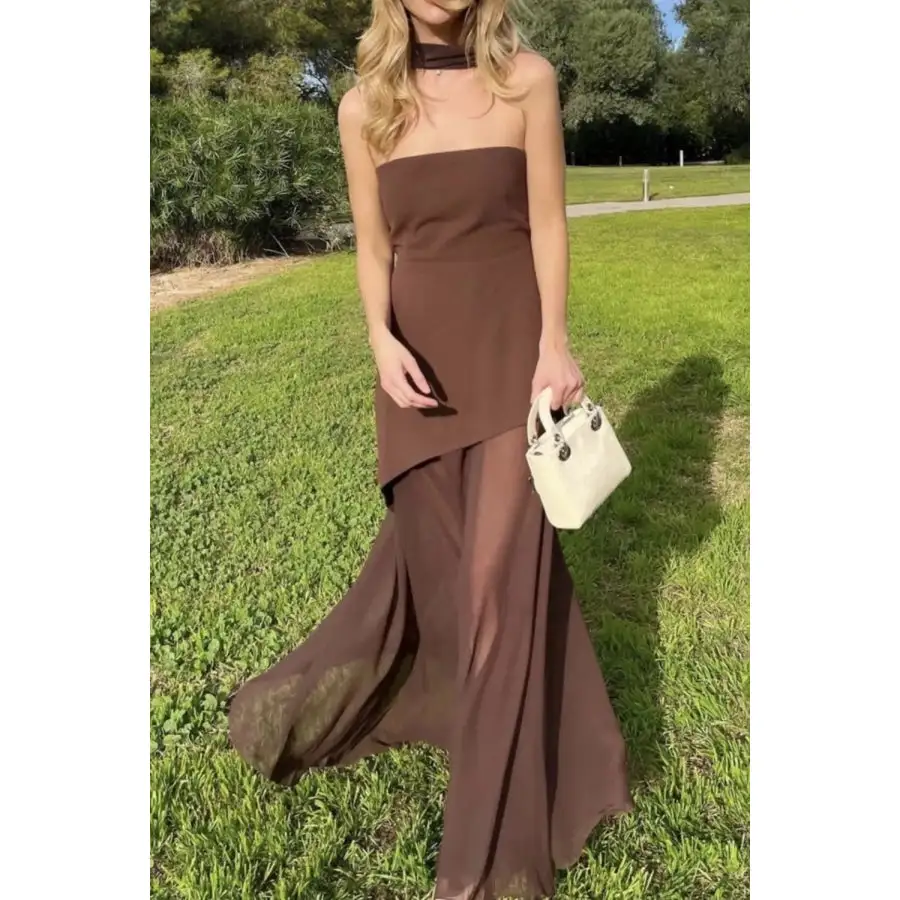 Layered Tube Maxi Dress