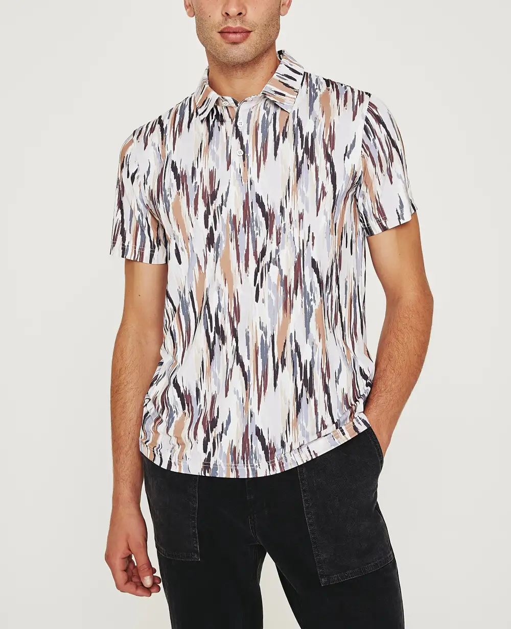 Men's Short Sleeve Stretch Polo Shirt