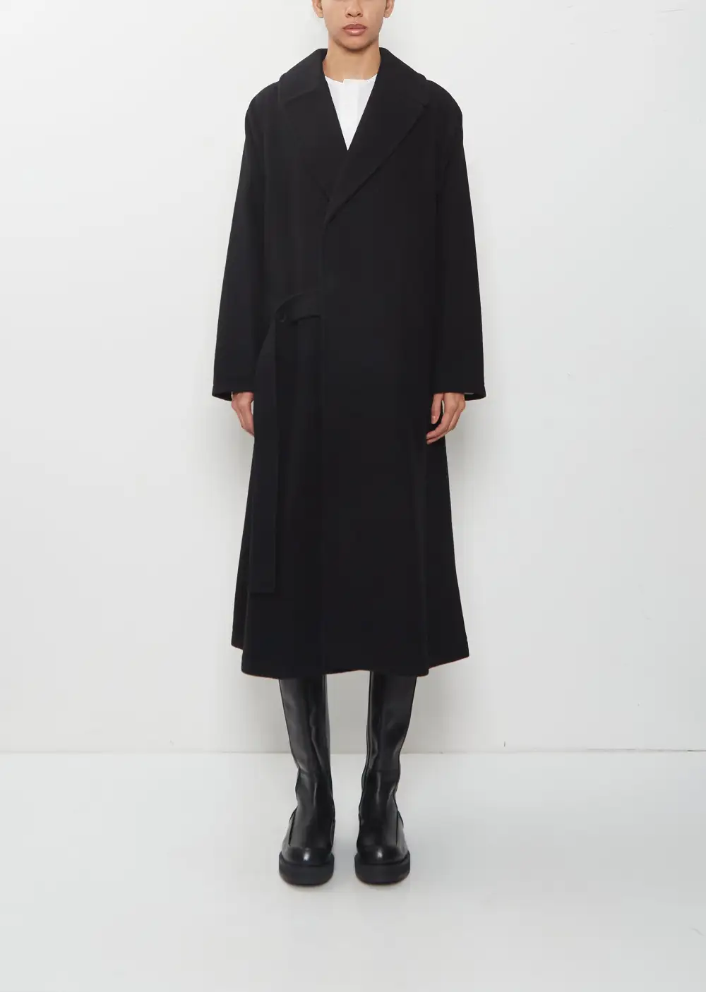 Women's Classic Oversized Notch Lapel Double Breasted Coat