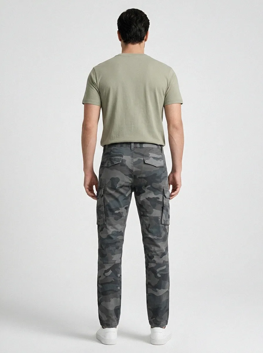 Rugged-Casual Camouflage Tactical Camouflage Cargo Pants