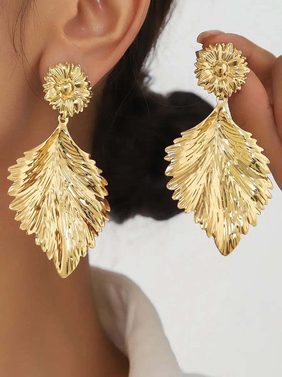 Subtle Hammered Accent Earrings