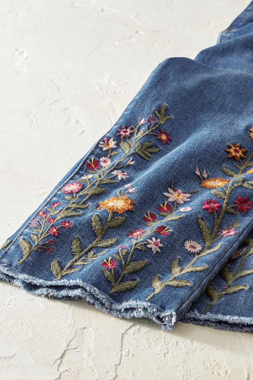 Walk in the Wildflowers Ankle Jeans
