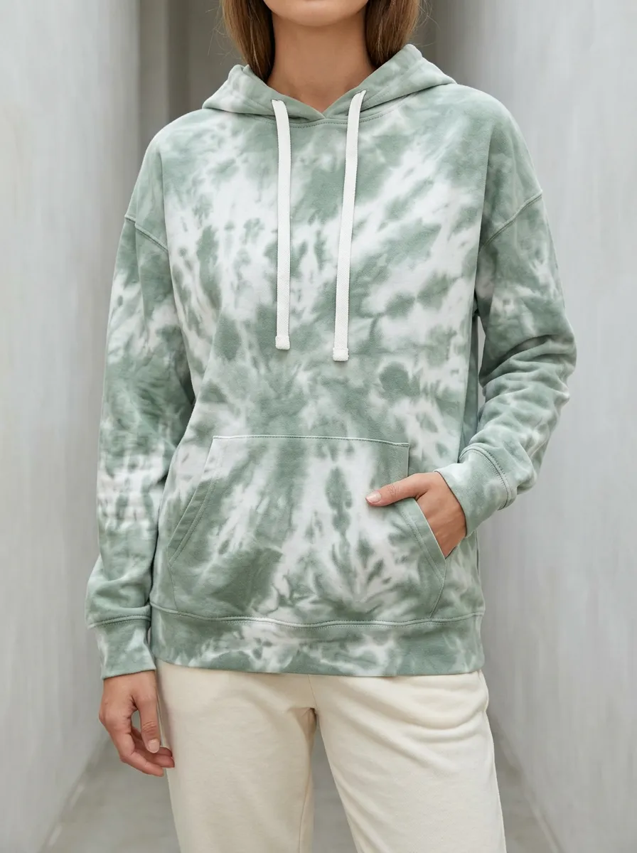 Women's Everyday Pullover Tie-Dye Sweatshirt