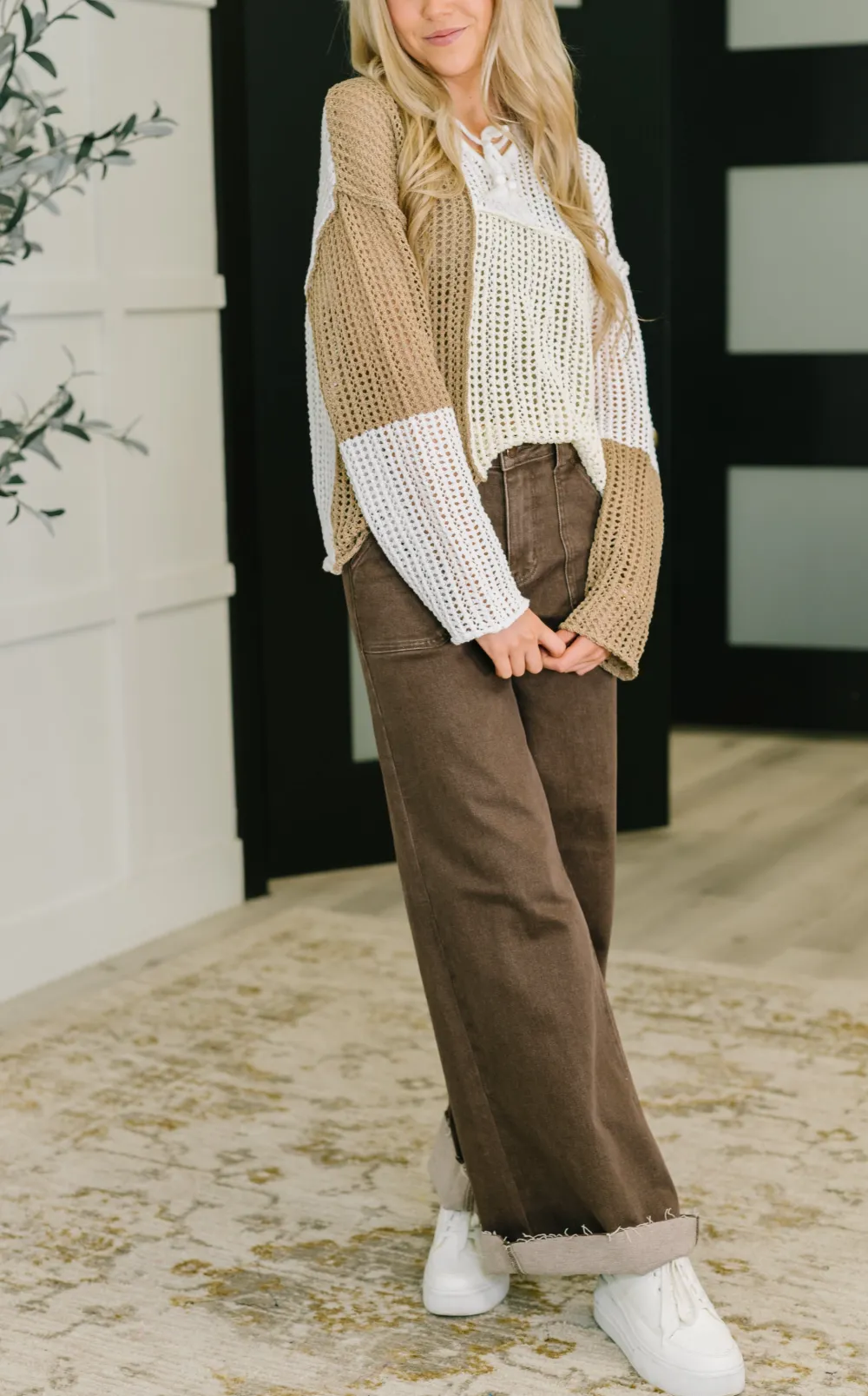 Corner of The Block Loose Knit Sweater