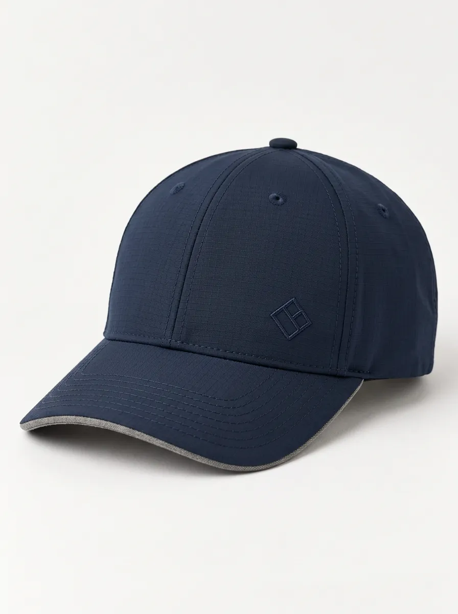 Textured Look Abstract Geometry Baseball Hat