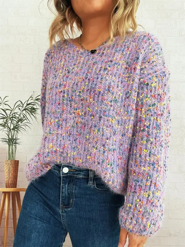 Modern Long Sleeve Everyday Sweater