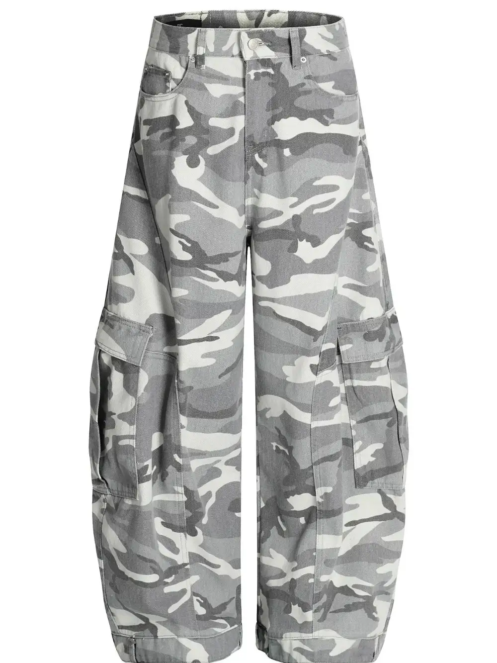 Camo Cargo Wide Leg Jeans