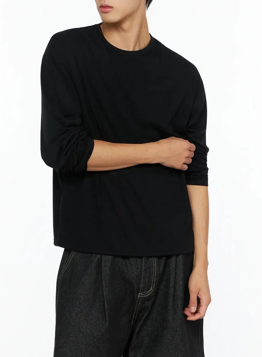 Men's Basic Long Sleeve T-Shirt