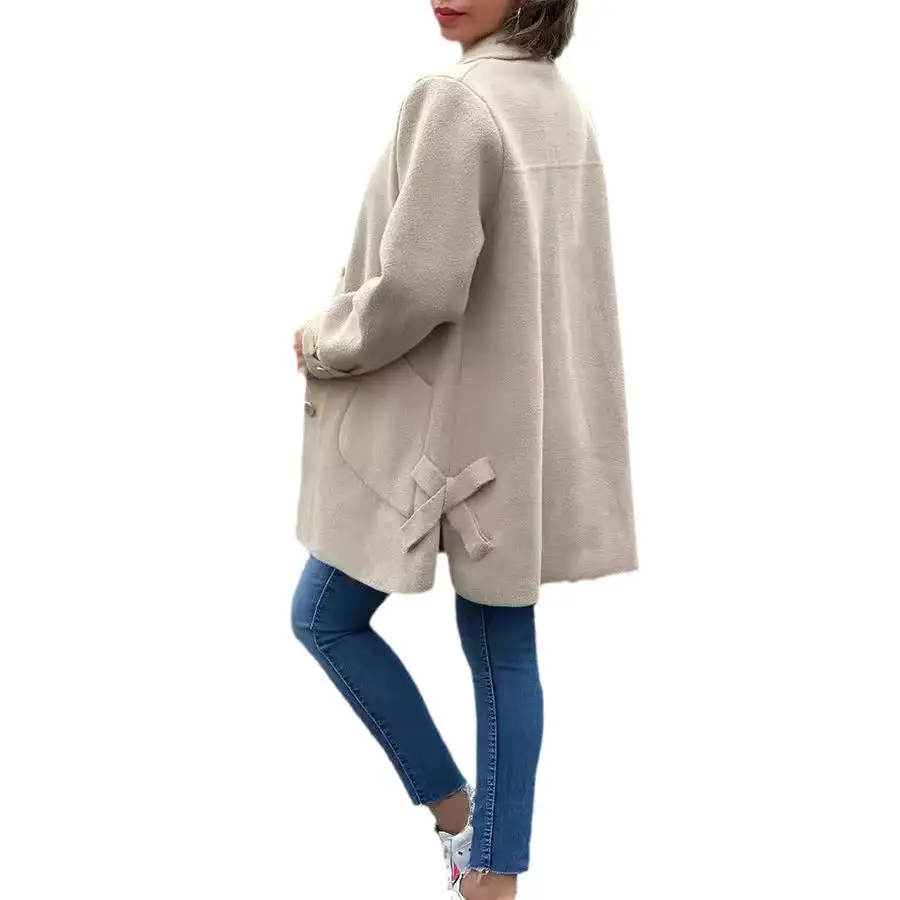 Oversized Button Front Coat