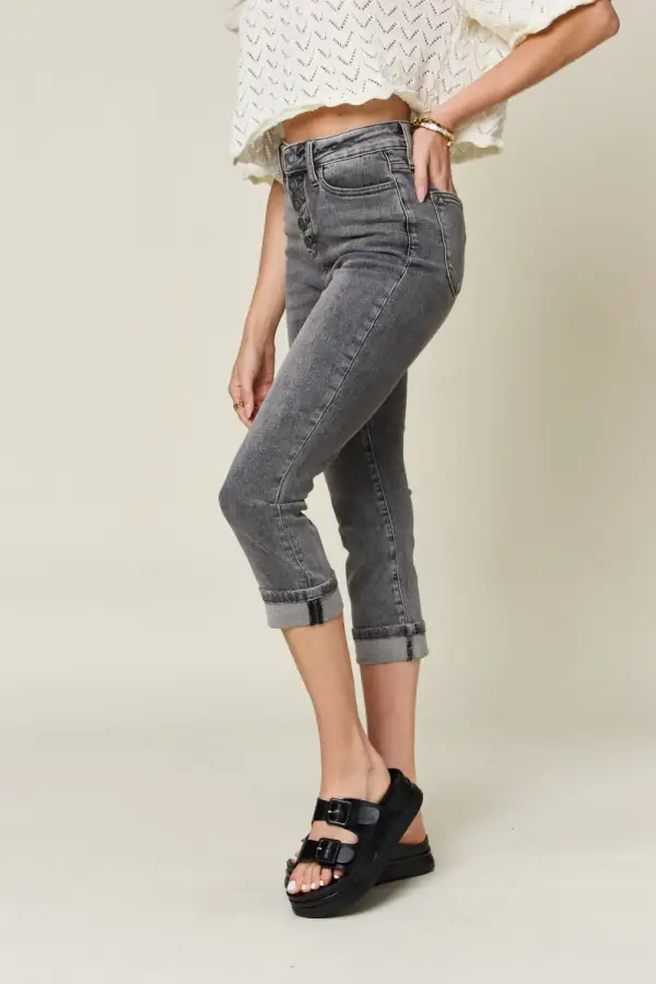 Textured High Waist Bottoms