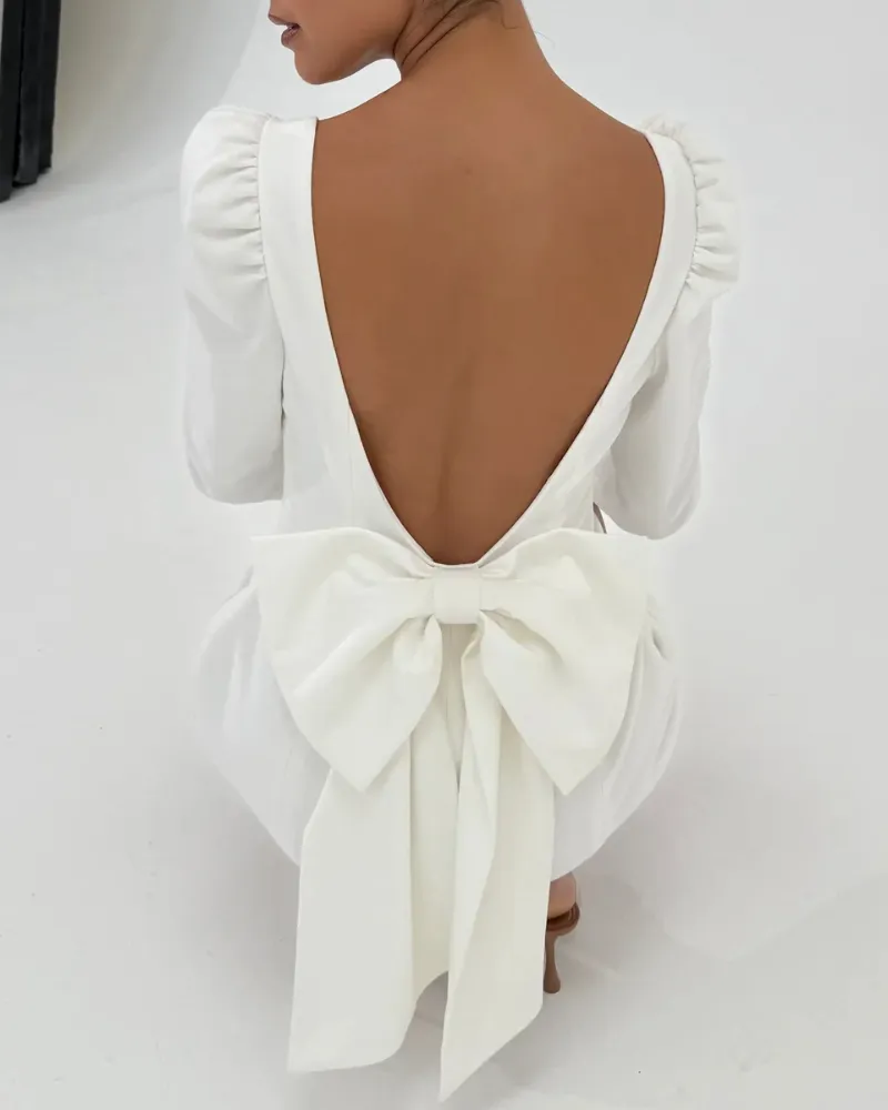 Square Neck Mini Dress