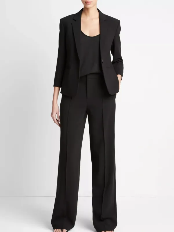 Slim-Fit 3/4 Sleeve Blazer
