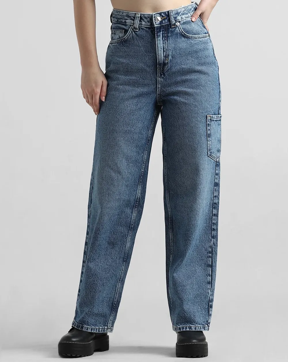 Blue High Rise Jeans