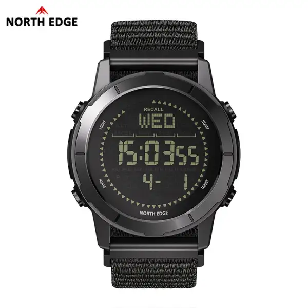 North Edge Ultralight Pedometer Compass 50M Waterproof Outdoor Watch LITECORE