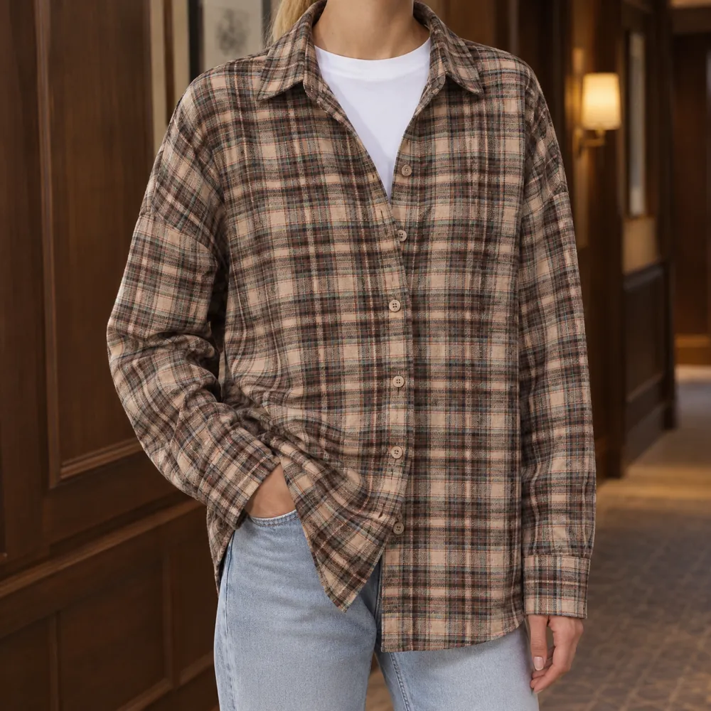 Relaxed Cotton-Blend Overshirt