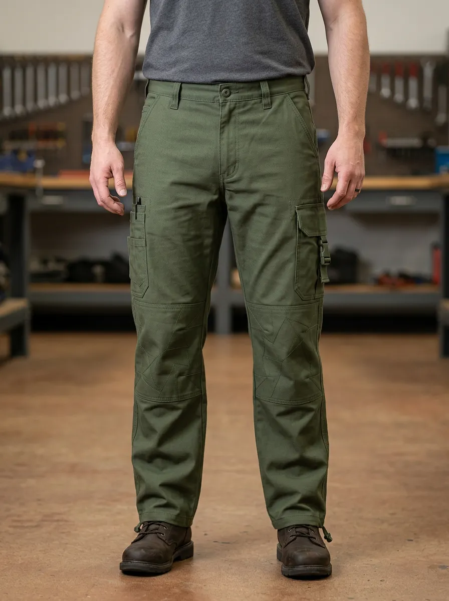 Unisex Reinforced Knee Tactical Work Pants