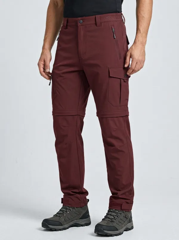 Men's Alpine Trail Waterproof Zip-Off Tactical Cargo Pants