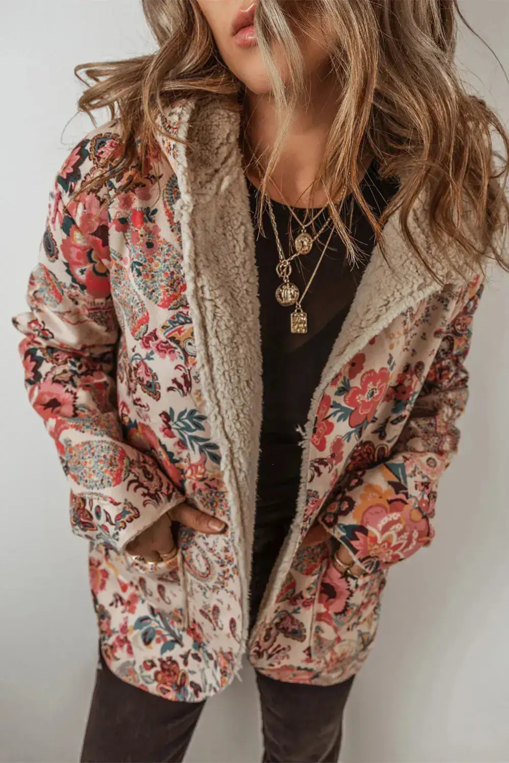 Printed Hooded Casual Jacket