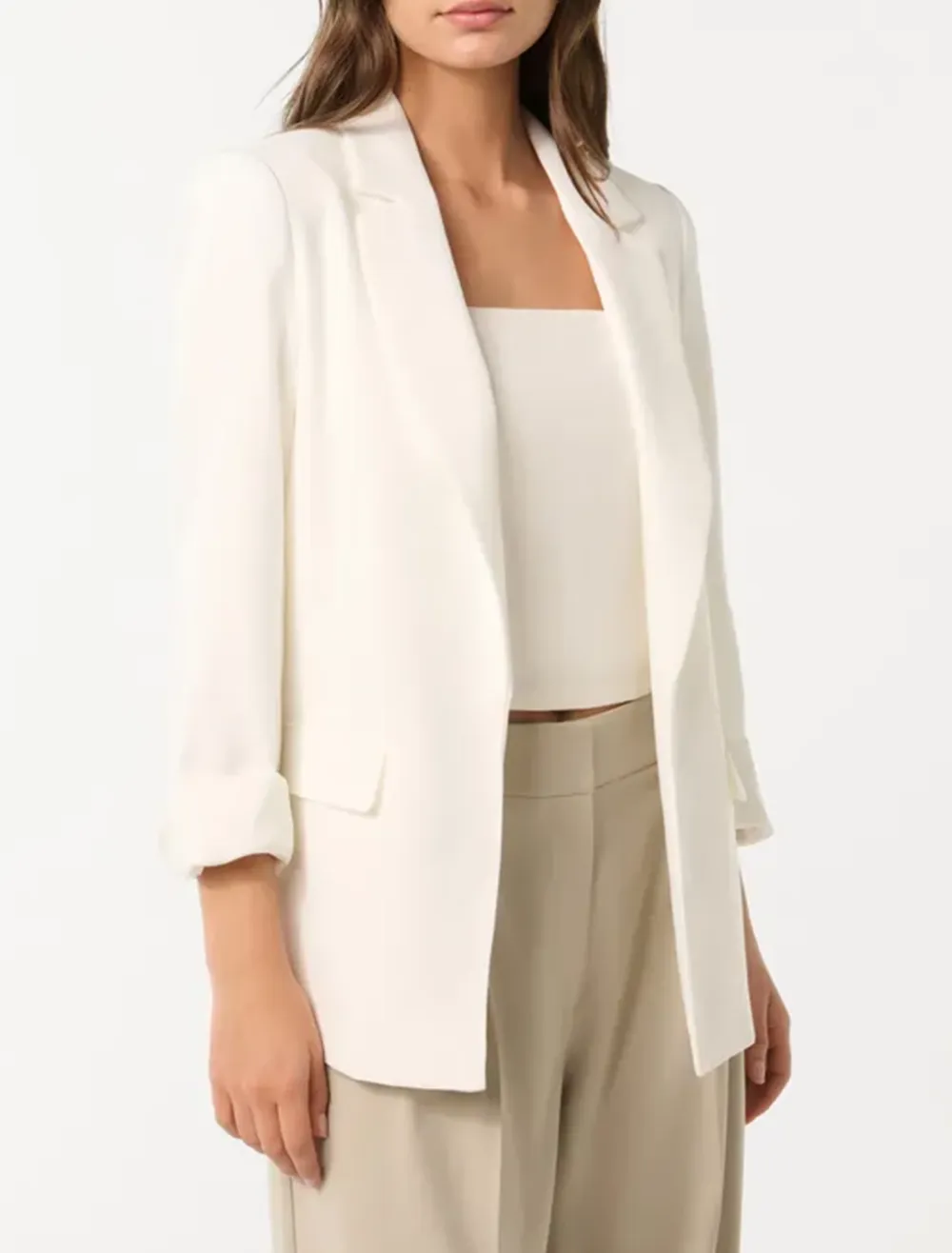 Solid Color Blazer