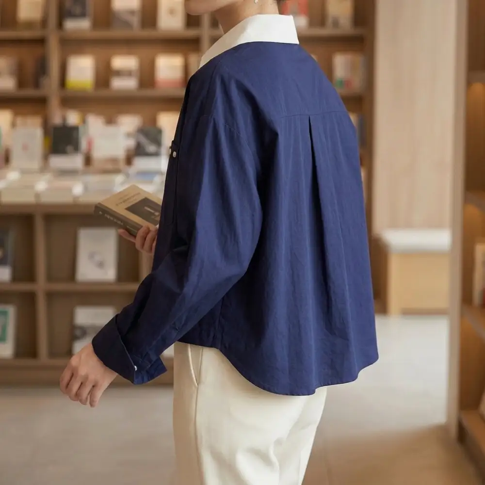 Contrast Loose Shirt