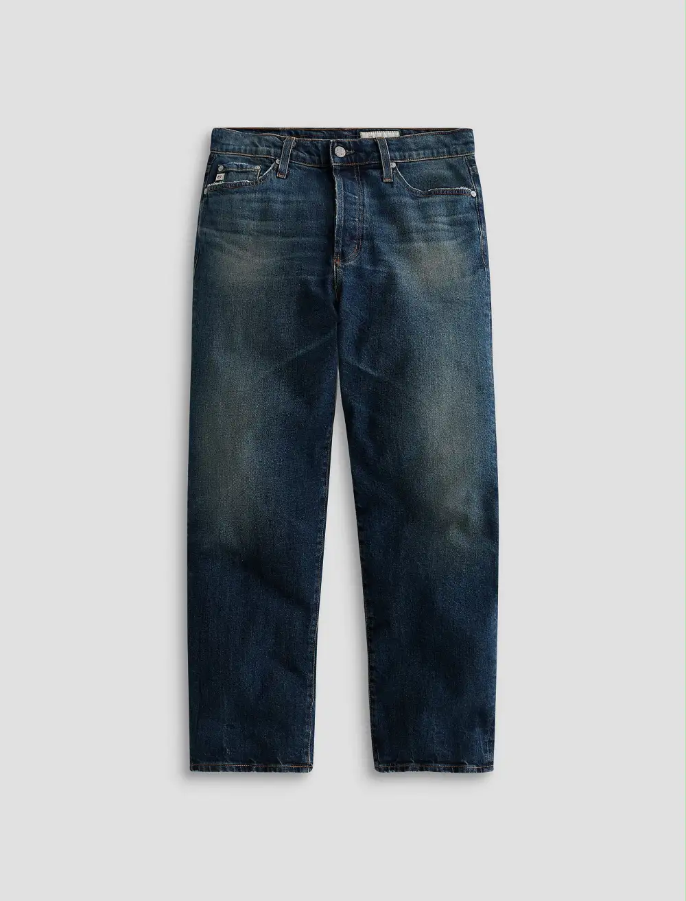 Men's Straight Vintage Finish Jeans