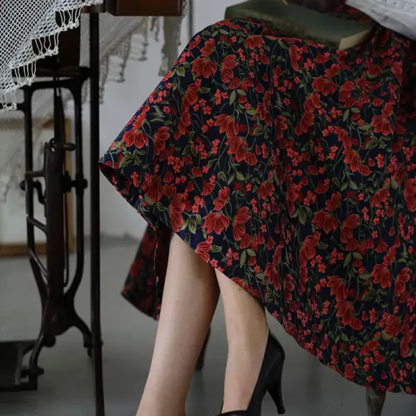 Comfortable Neat Everyday Casual Polyester Skirt